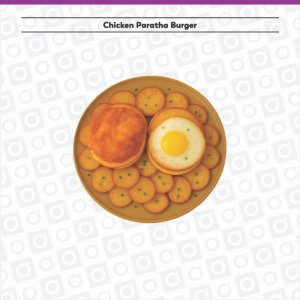 Chicken Paratha Burger
